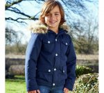 Boys navy padded parka