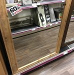 Large wooden mirror. reduced