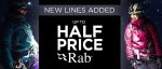 Half price Rab clothing (new lines added)