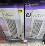 Morrisons 1500w oil filled Radiator