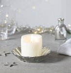 White Company Antiqued Scalloped Plate