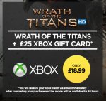&pound;25 Xbox Credit plus Wrath of the Titans HD