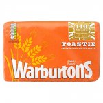 Warburtons toastie thick sliced 800g