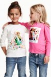 Girls Frozen 2 pack tops at H&M using codes