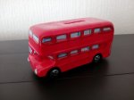 ROUTEMASTER LONDON DOUBLE DECKER MONEY BOX