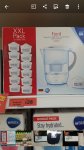 Brita Fjord Jug and 12 Maxtra cartridges