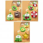 Cut the Rope 6" Reversible Plush Om Nom Toy (3 designs)