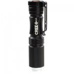 CREE XPE Q5 600 Lumens 7W Zoomable LED Flashlight (Black)