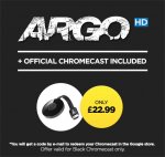 Google Chromecast and 'Argo HD' movie - &pound;22.99