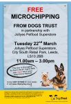 Free Dog microchipping