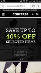 Converse Sale upto 40% off plus buy 3 sale items extra 30% off with code giveme3