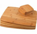 HOME Bamboo Placemats x 4 & Coasters x 4