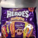 Cadbury heroes treat size