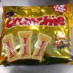 210g treat size crunchie bag