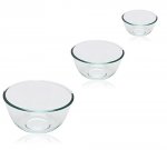 Pyrex Bowl Set, 0.5L/1.0L /2.0L, 3 Piece Prime / &pound;10.30(non Prime