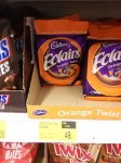 Cadburys orange eclairs