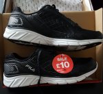 Fila trainers £10.00 JD sports