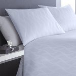 Mason Grey Waves white duvet cover set King size 100% cotton 300 Thread Count