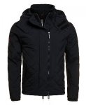 Superdry Quilted Hooded Polar Windcheater Black