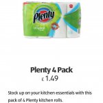 Plenty 4 pack kitchen roll