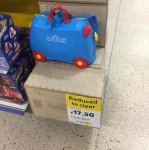 Trunki Ride-On Blue Suitcase