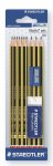 Staedtler 10HB Noris Pencils w/Eraser/Sharpener