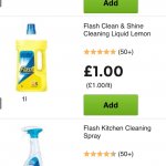 Flash Cleaning Liquid at Asda with coupon
