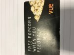 Free regular popcorn