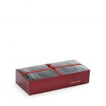 RJR. John Rocha Pack of five black plain and striped socks in a gift box