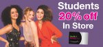 20% SUPERDRUG instore WITH H&B CARD AND NUS EXTRA CARD