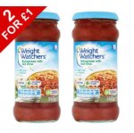 Weight watchers cooking sauces bolognese/red wine or piri piri.350g.2
