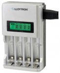 Lloytron Ultra Fast 4 Channel LCD Intelligent AA and AAA Ni-Mh Battery Charger