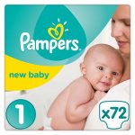 Pampers nappies 72 pack. Two