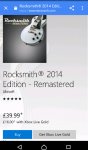 Xbox one rocksmith 2014 remastered edition with gold