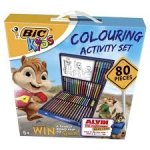 80 piece bic colouring set