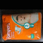16 pampers size 3 nappies