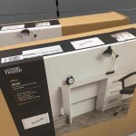 Asda Office Desk White instore