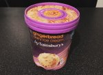 Sainsburys Gingerbread Ice-cream 500ml instore