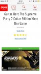 Guitar Hero live Supreme Party Xbox One / PS4 + 6900 GHTV coins (worth £16)