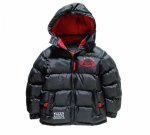 Star Wars Boys' Black Puffer Coat 3-10 Years