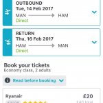 Flights to Hamburg on Valentine's Day with Ryanair
