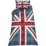 HOME Check Union Jack Multicoloured Reversible Bedding Set