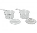 HOME 2 Piece Micro Saucepan Set + 2 years guarantee