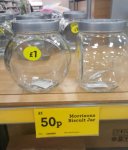 Glass jars