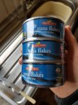 3 cans of tuna
