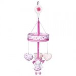 Red Kite Princess Pollyanna Cot Music Mobile in pink