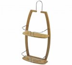 Collection Bamboo and Metal Shower Caddy