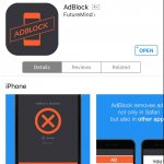  Free @ AppStore AdBlock by FutureMind - Normally £1.49