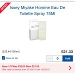 Issey Miyake Homme Eau De Toilette Spray 75Ml