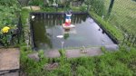 Make a large pond 2.5m x 2.5m pond, liner and underlay